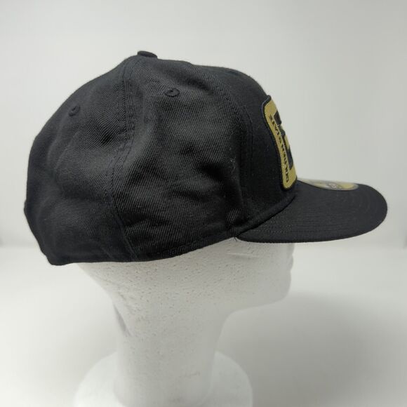 Golden State Warriors Hat Gold And Black New Era 7 5/8 100% Wool - Picture 4 of 11